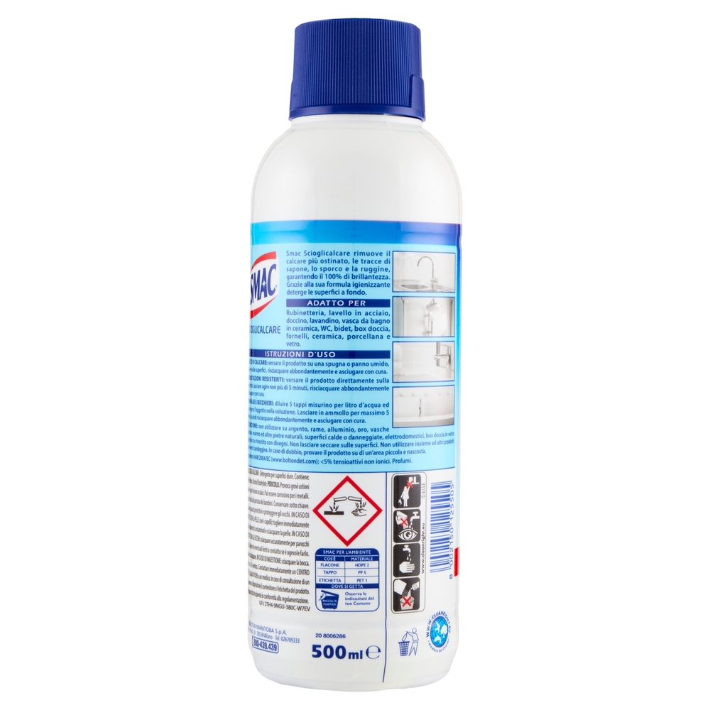 Smac Scioglicalcare igienizzante 500 ml